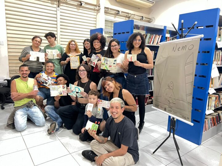 Biblioteca Municipal recebe oficina voltada à criatividade e à expressão artística