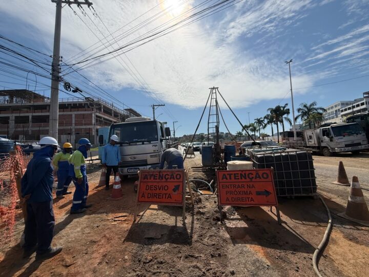 Obras do viaduto e mergulhão de Alto Lage entram em nova etapa com sondagem de solo