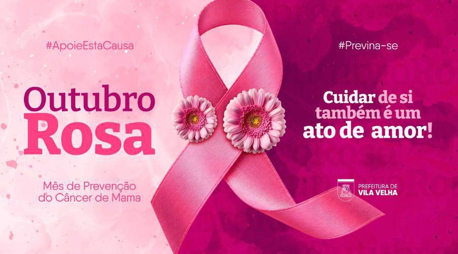 Ação do Outubro Rosa nesta sexta destaca importância dos cuidados com a saúde da mulher