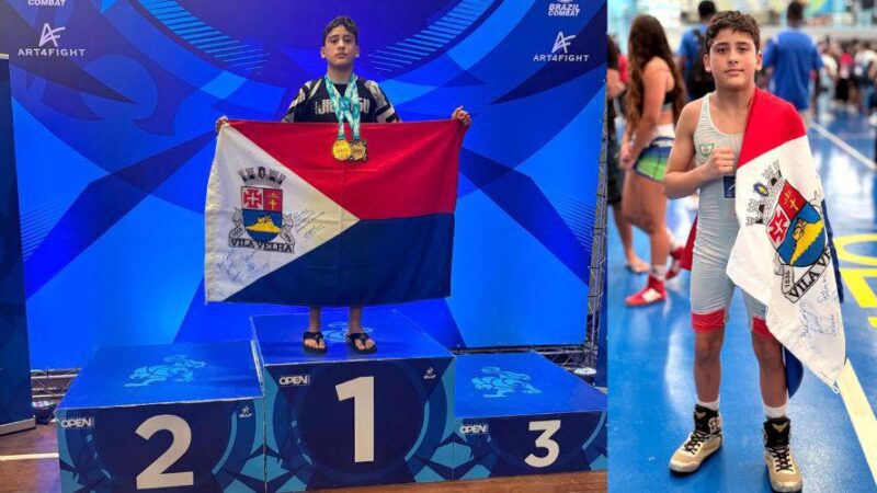 Vila Velha no cenário internacional: atleta embarca para o Pan Kids de Jiu-Jítsu