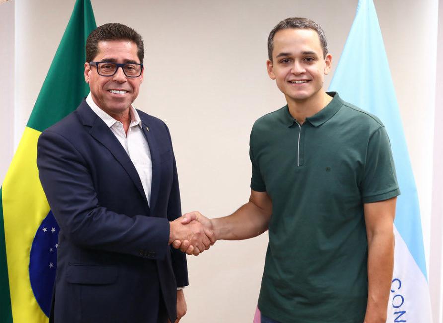 Pazolini e Marcelo abordam cooperação entre Executivo e Legislativo