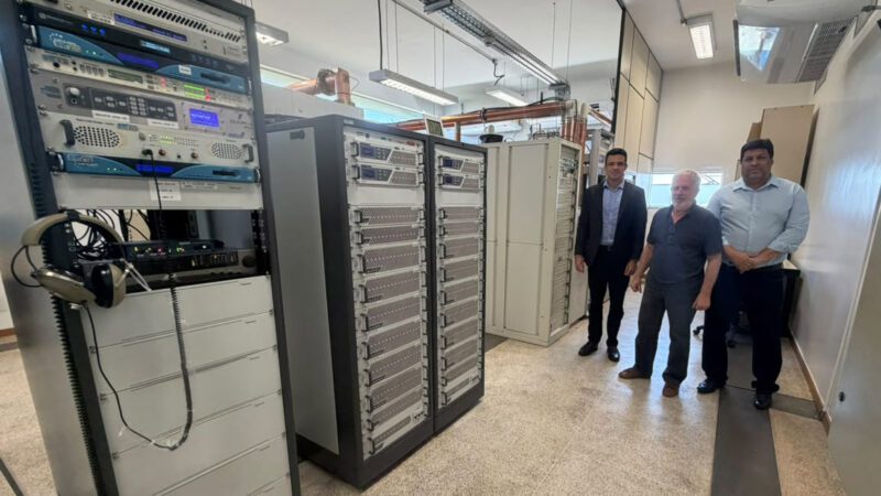 Equipamento de R$ 1,1 milhão reforçará estrutura da TV Ales após parceria federal