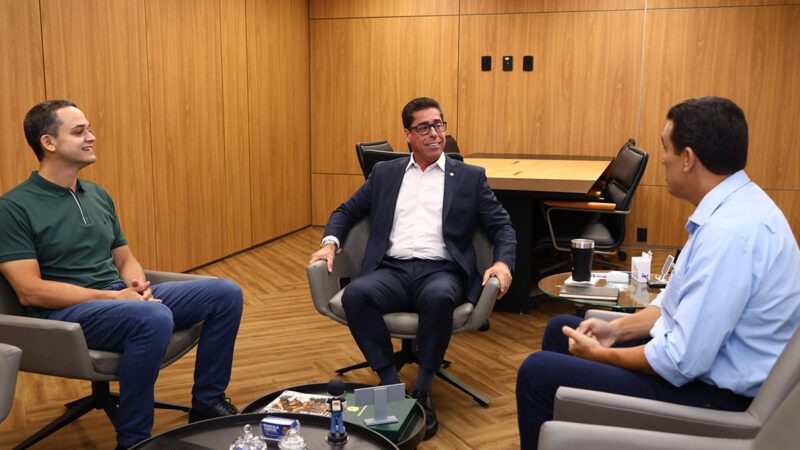 Pazolini e Marcelo abordam cooperação entre Executivo e Legislativo