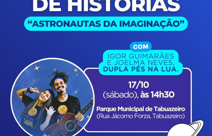 Contação de histórias leva cultura e imaginação às crianças de Tabuazeiro