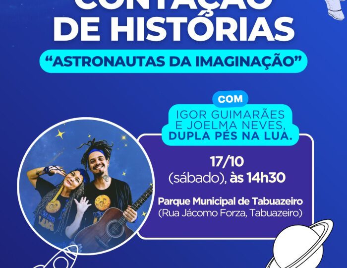 Contação de histórias leva cultura e imaginação às crianças de Tabuazeiro