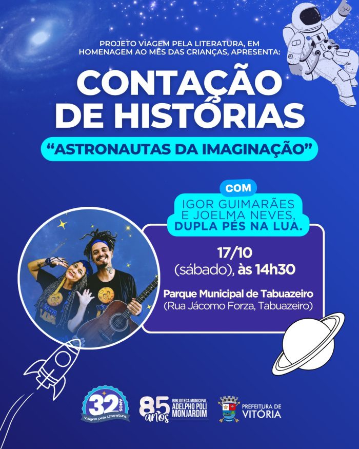 Contação de histórias leva cultura e imaginação às crianças de Tabuazeiro